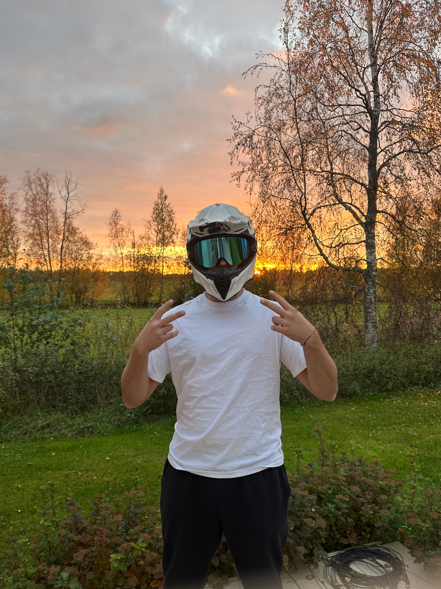 Supermoto T-paita Valkoinen