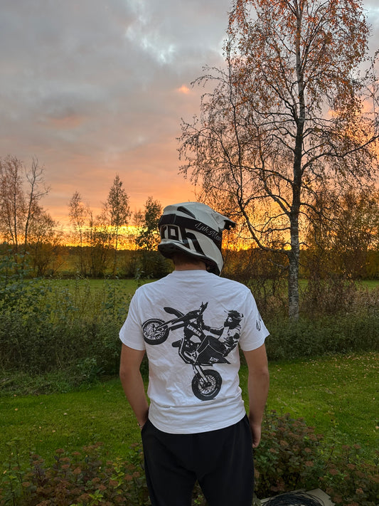 Supermoto T-paita Valkoinen