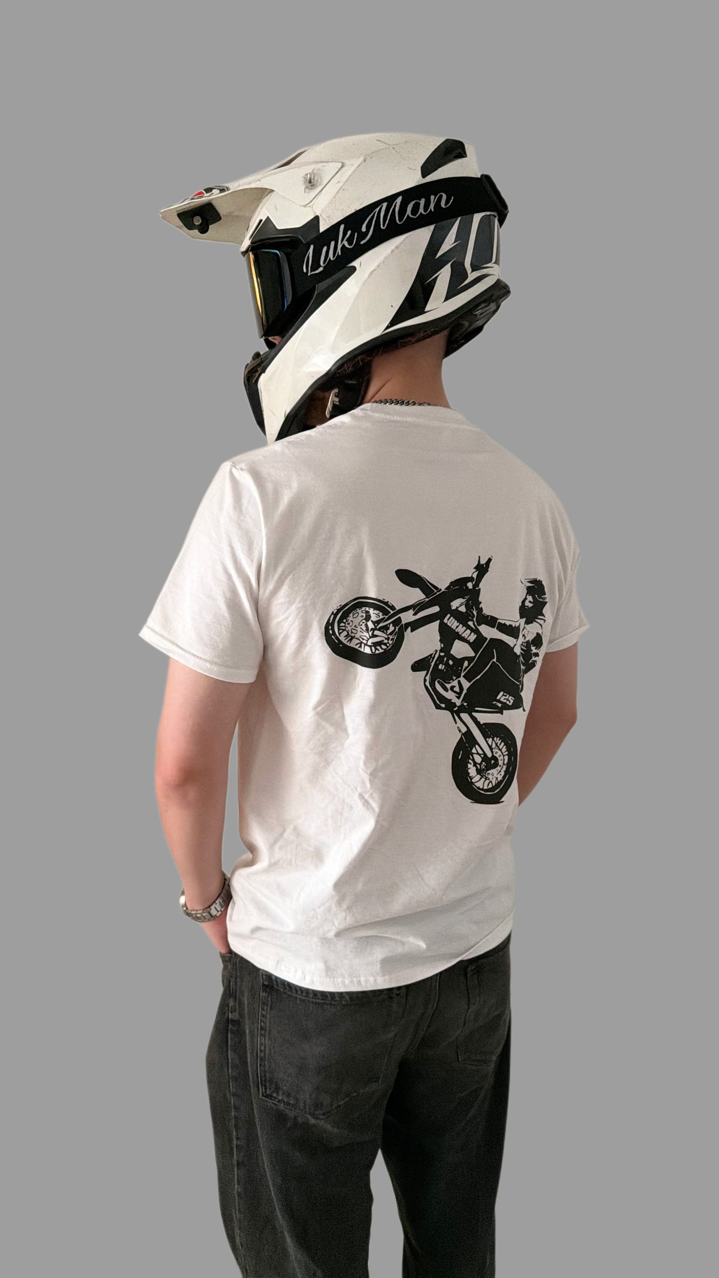 Supermoto T-shirt White