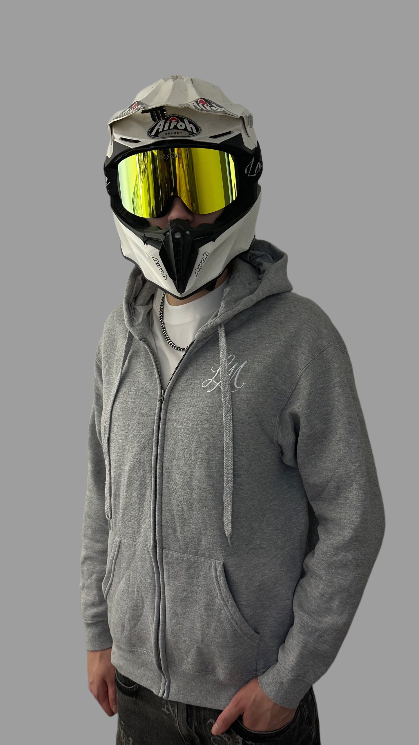 Zipper huppari harmaa